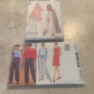 2 Butterick Ladies Patterns